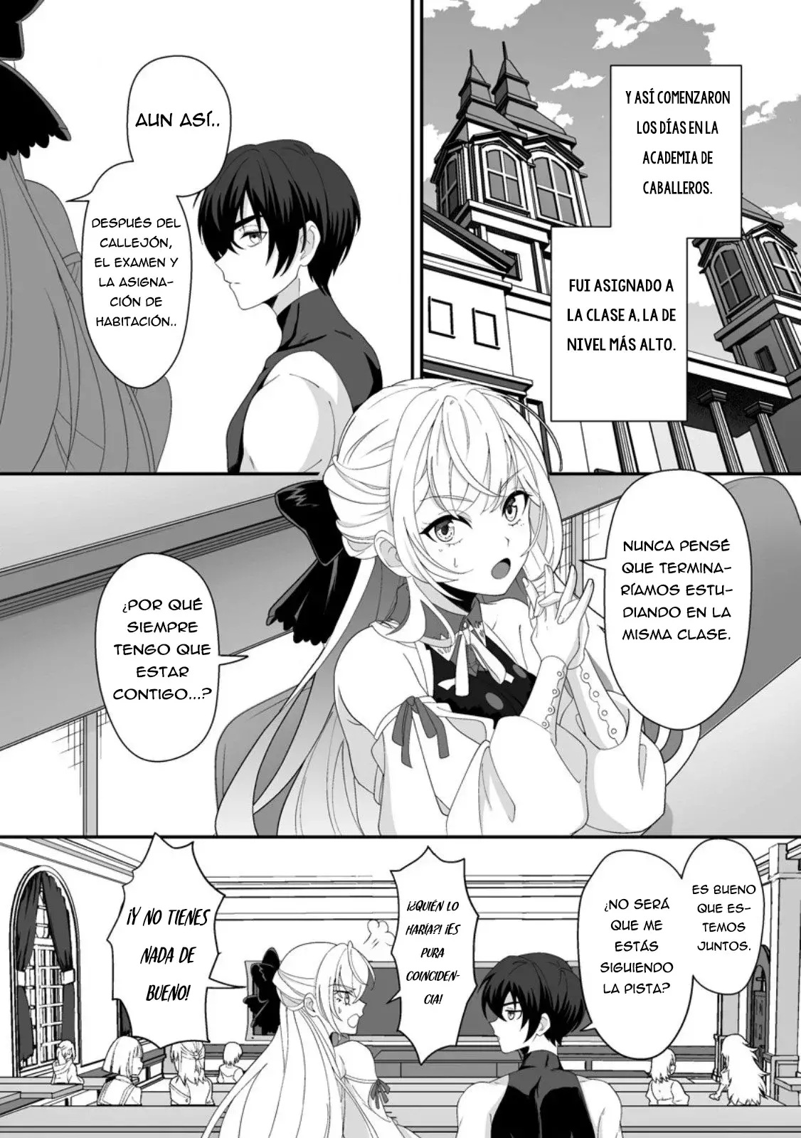 Teisou Gyakuten Sekai De Yuiitsu No Otoko Kishi No Ore, Onna Kishi Gakuen Ni Nyuugaku Shitara Nazeka Eiyou Atsukai Sareta ~zetsurin Skill De Harem Musou~ capítulo 4.2 página 10