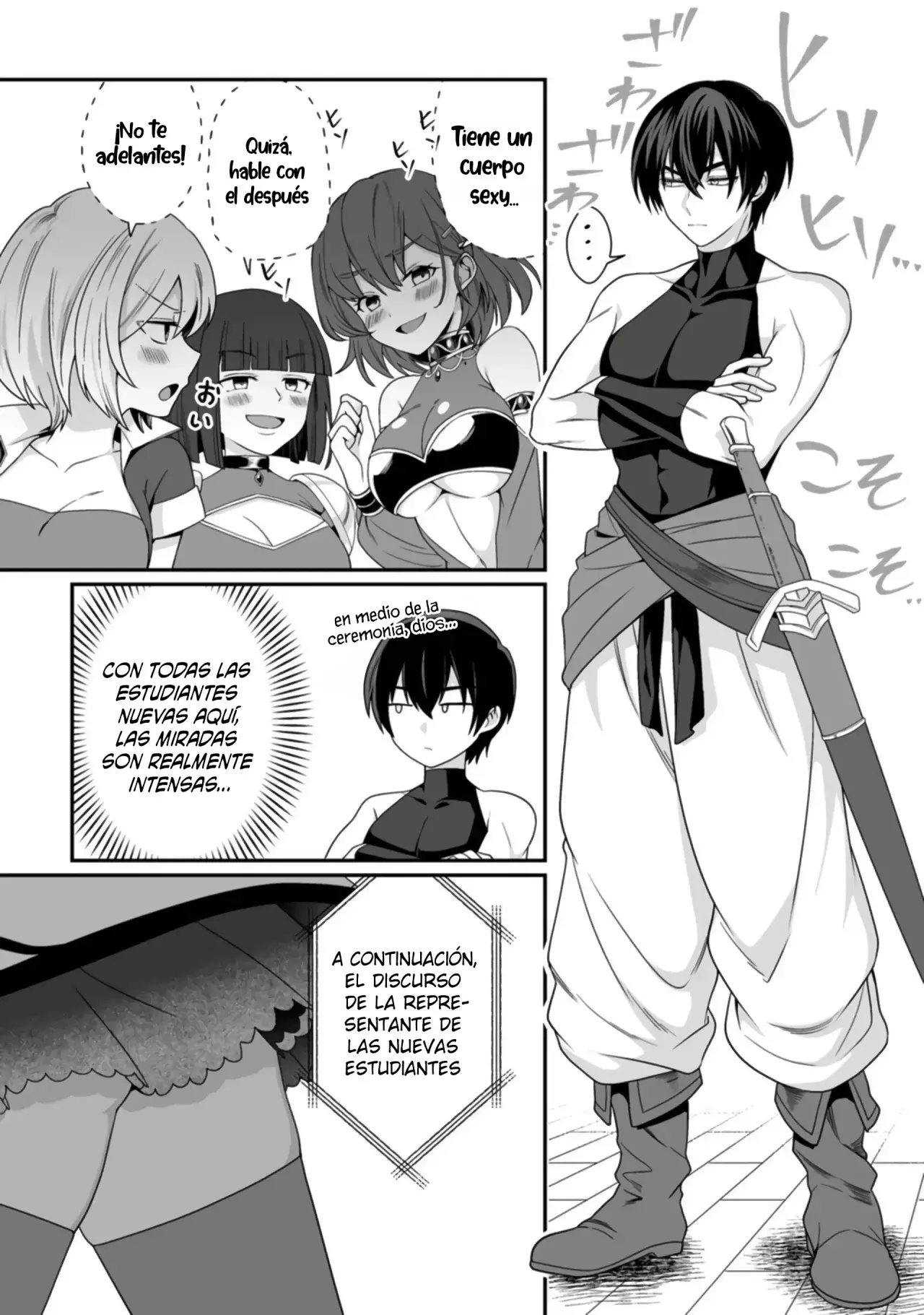 Teisou Gyakuten Sekai De Yuiitsu No Otoko Kishi No Ore, Onna Kishi Gakuen Ni Nyuugaku Shitara Nazeka Eiyou Atsukai Sareta ~zetsurin Skill De Harem Musou~ capítulo 4 página 7