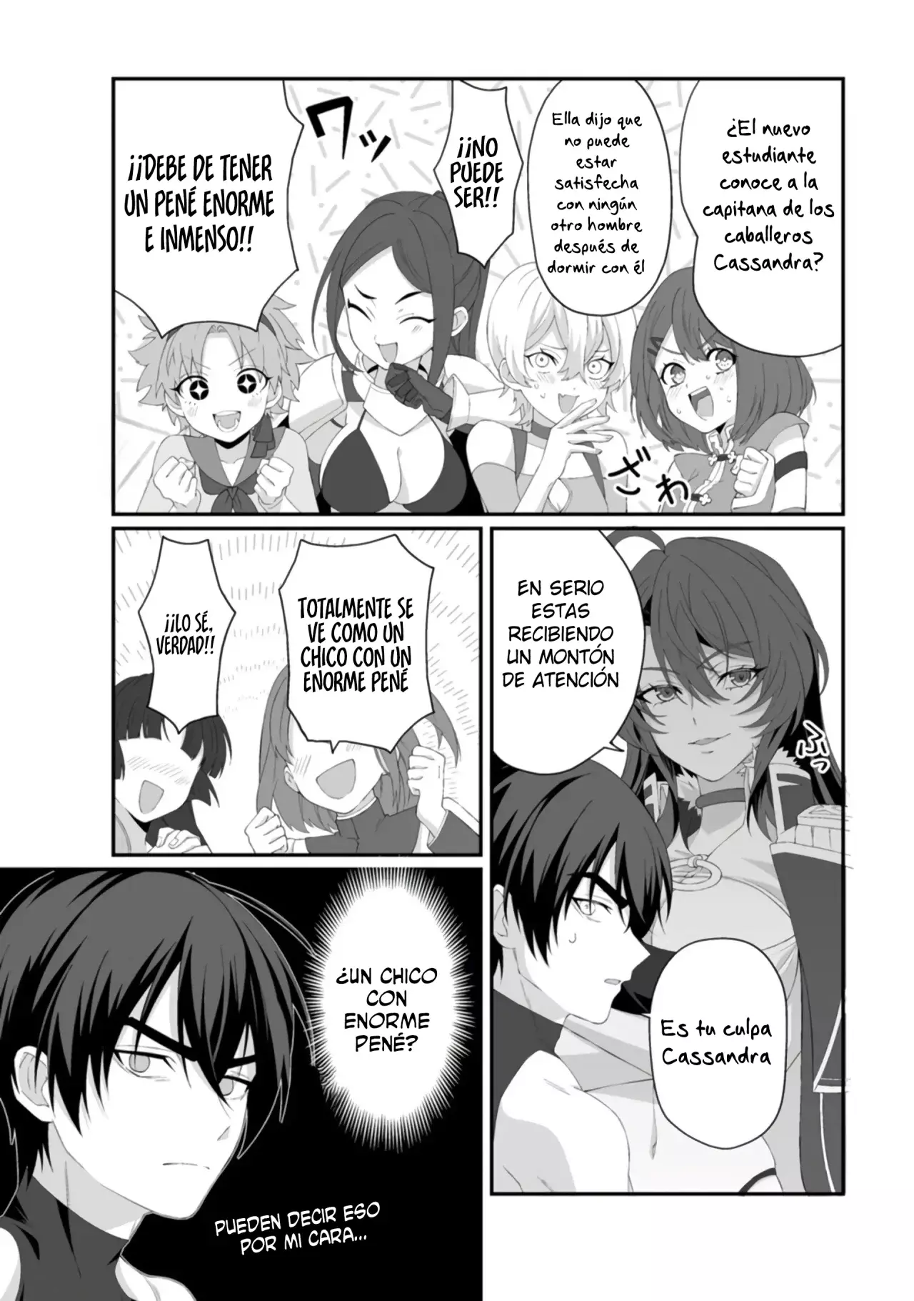 Teisou Gyakuten Sekai De Yuiitsu No Otoko Kishi No Ore, Onna Kishi Gakuen Ni Nyuugaku Shitara Nazeka Eiyou Atsukai Sareta ~zetsurin Skill De Harem Musou~ capítulo 4 página 15
