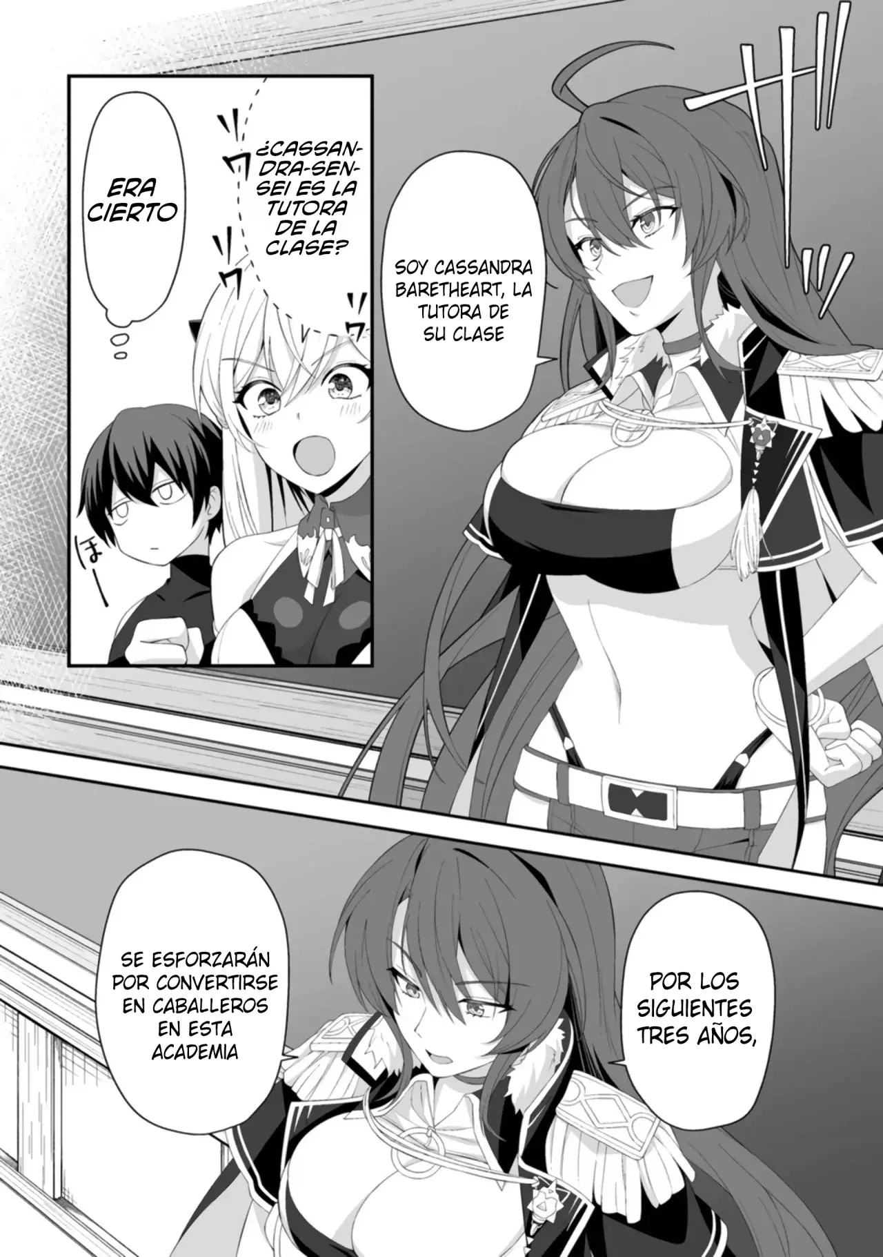 Teisou Gyakuten Sekai De Yuiitsu No Otoko Kishi No Ore, Onna Kishi Gakuen Ni Nyuugaku Shitara Nazeka Eiyou Atsukai Sareta ~zetsurin Skill De Harem Musou~ capítulo 4 página 27