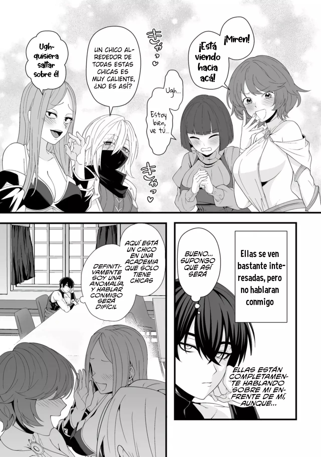 Teisou Gyakuten Sekai De Yuiitsu No Otoko Kishi No Ore, Onna Kishi Gakuen Ni Nyuugaku Shitara Nazeka Eiyou Atsukai Sareta ~zetsurin Skill De Harem Musou~ capítulo 4 página 31