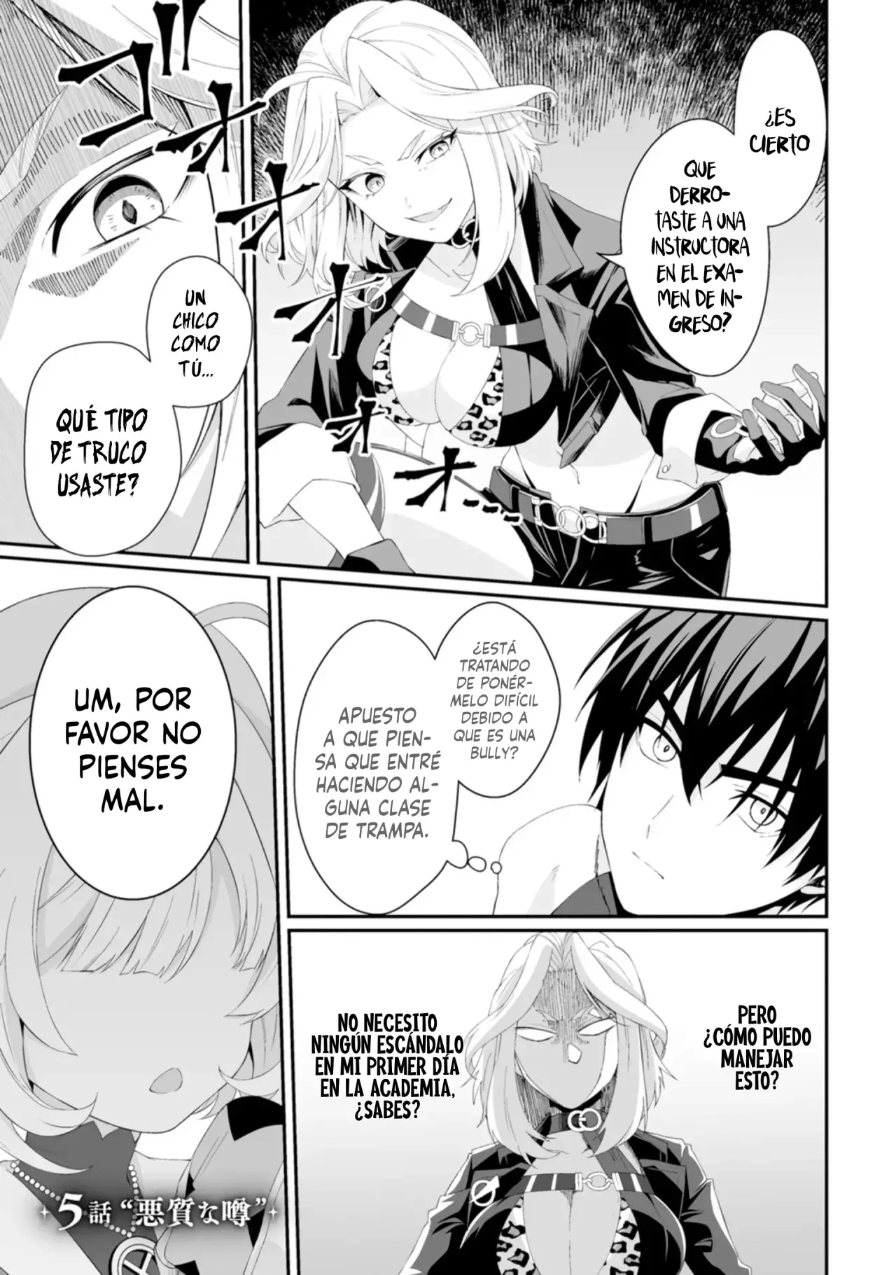 Teisou Gyakuten Sekai De Yuiitsu No Otoko Kishi No Ore, Onna Kishi Gakuen Ni Nyuugaku Shitara Nazeka Eiyou Atsukai Sareta ~zetsurin Skill De Harem Musou~ capítulo 5 página 4