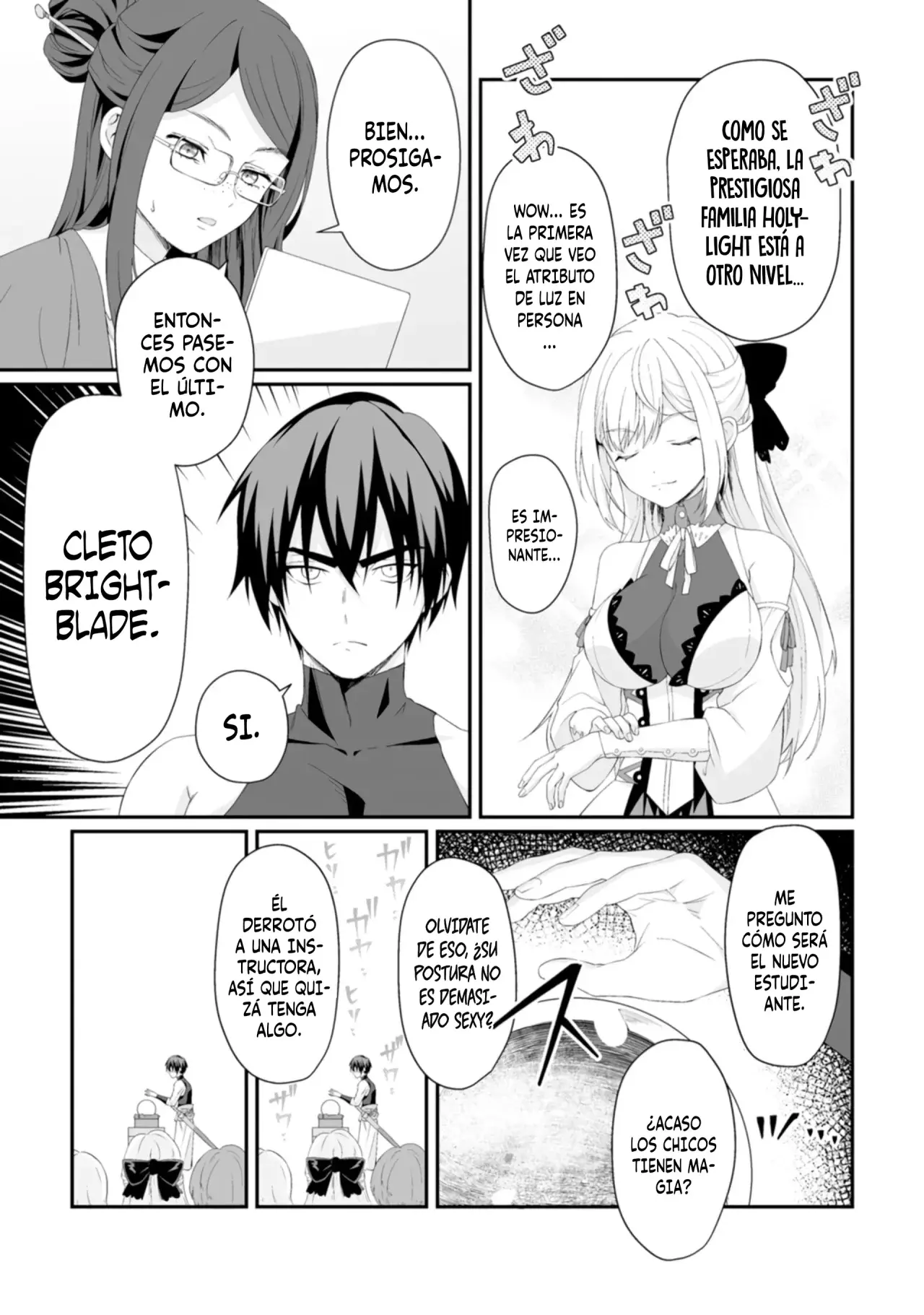 Teisou Gyakuten Sekai De Yuiitsu No Otoko Kishi No Ore, Onna Kishi Gakuen Ni Nyuugaku Shitara Nazeka Eiyou Atsukai Sareta ~zetsurin Skill De Harem Musou~ capítulo 5 página 12