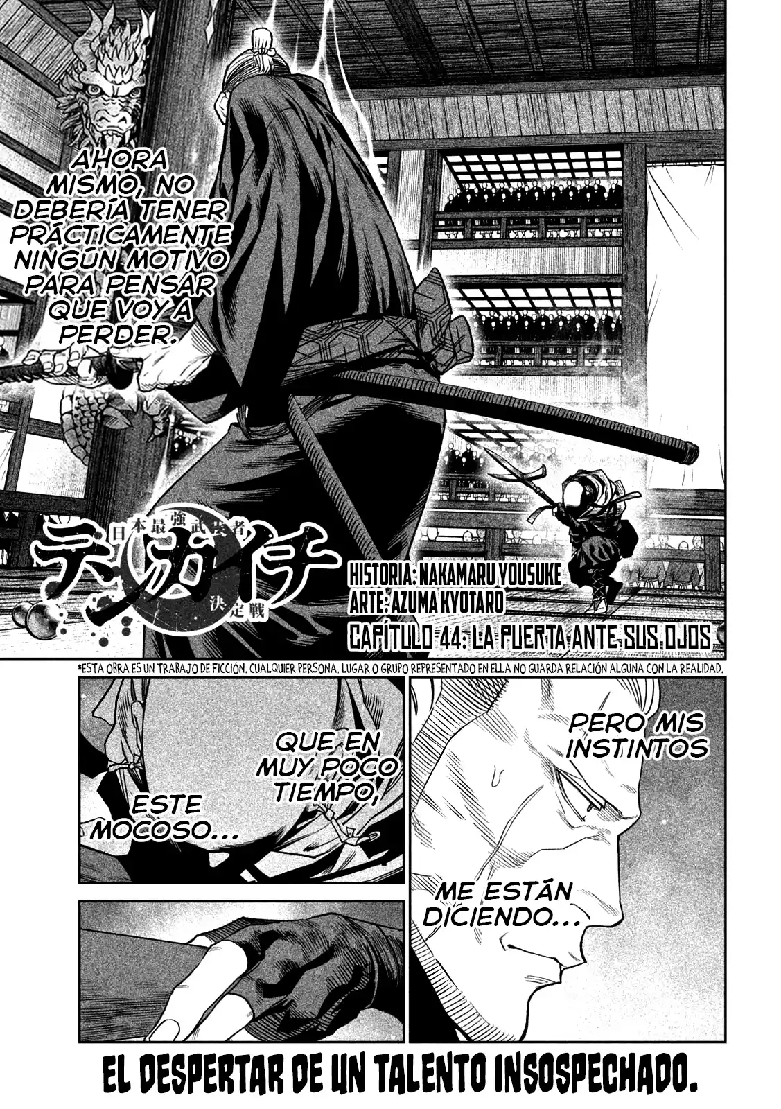 Tenkaichi - Nihon Saikyo Mononofu Ketteisen - Capítulo 44 - Página 1 - LectorTMOo