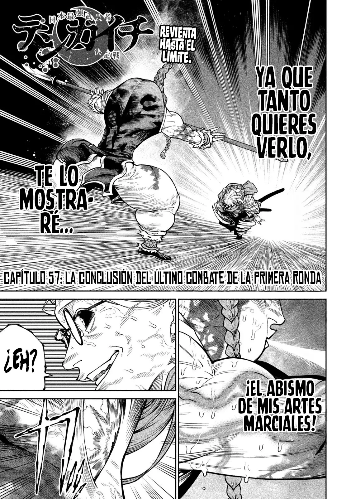 Tenkaichi - Nihon Saikyo Mononofu Ketteisen - Capítulo 57 - Página 4 - LectorTMOo