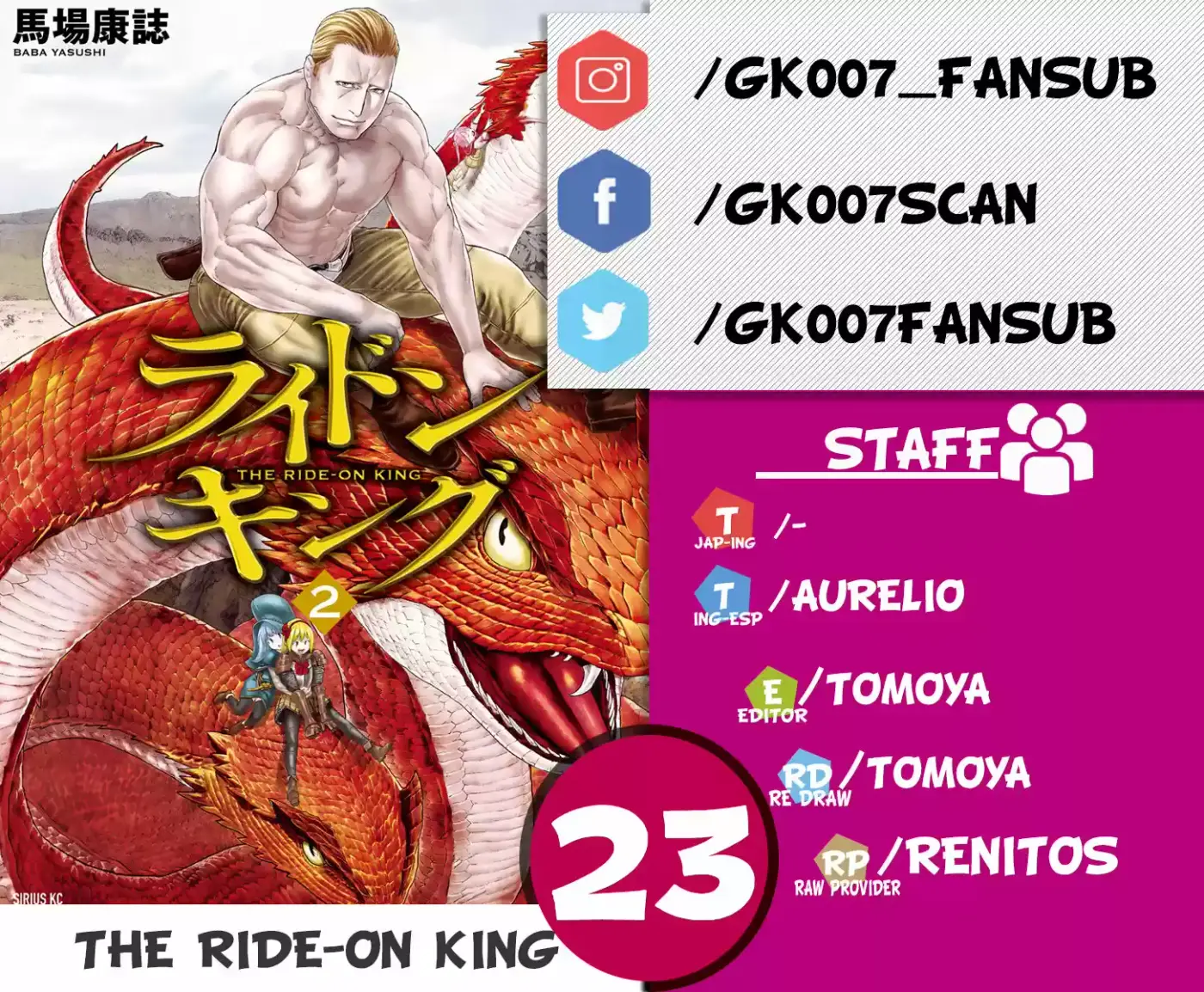 The Ride-On King - Capítulo 23 - Página 1 - LectorTMOo