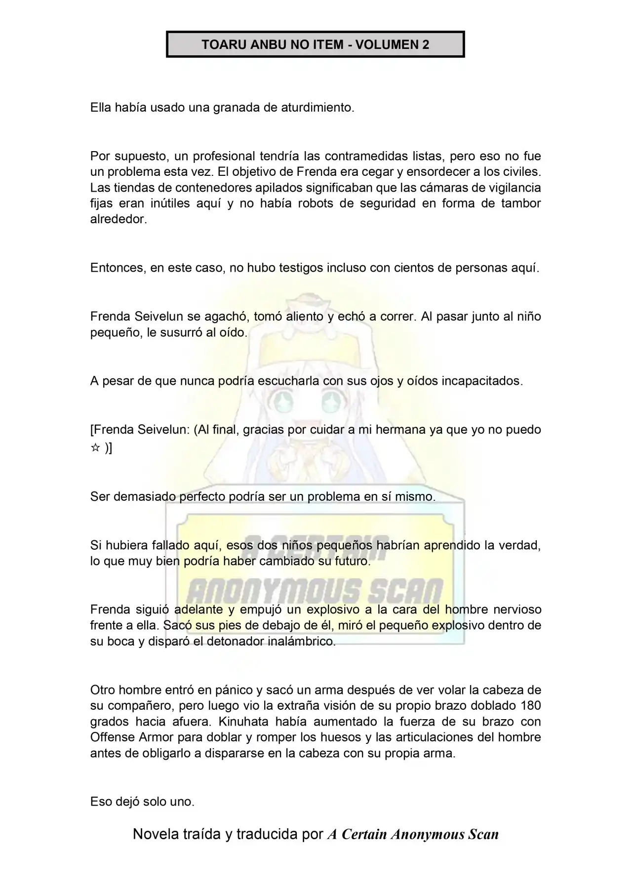 Toaru Anbu No ITEM (Novela) - Capítulo 7 - Página 18 - LectorTMOo