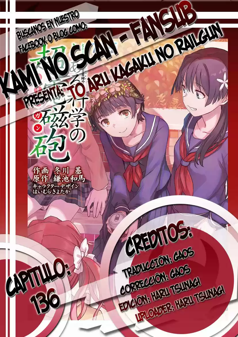 Toaru Kagaku No Railgun capítulo 136 página 1