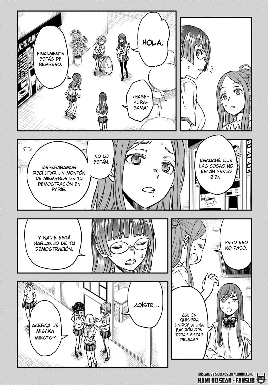 Toaru Kagaku No Railgun capítulo 139.2 página 16