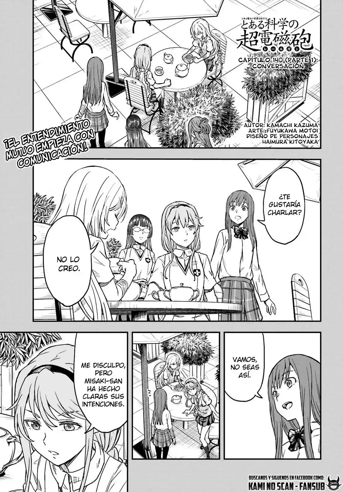 Toaru Kagaku No Railgun capítulo 140.1 página 3