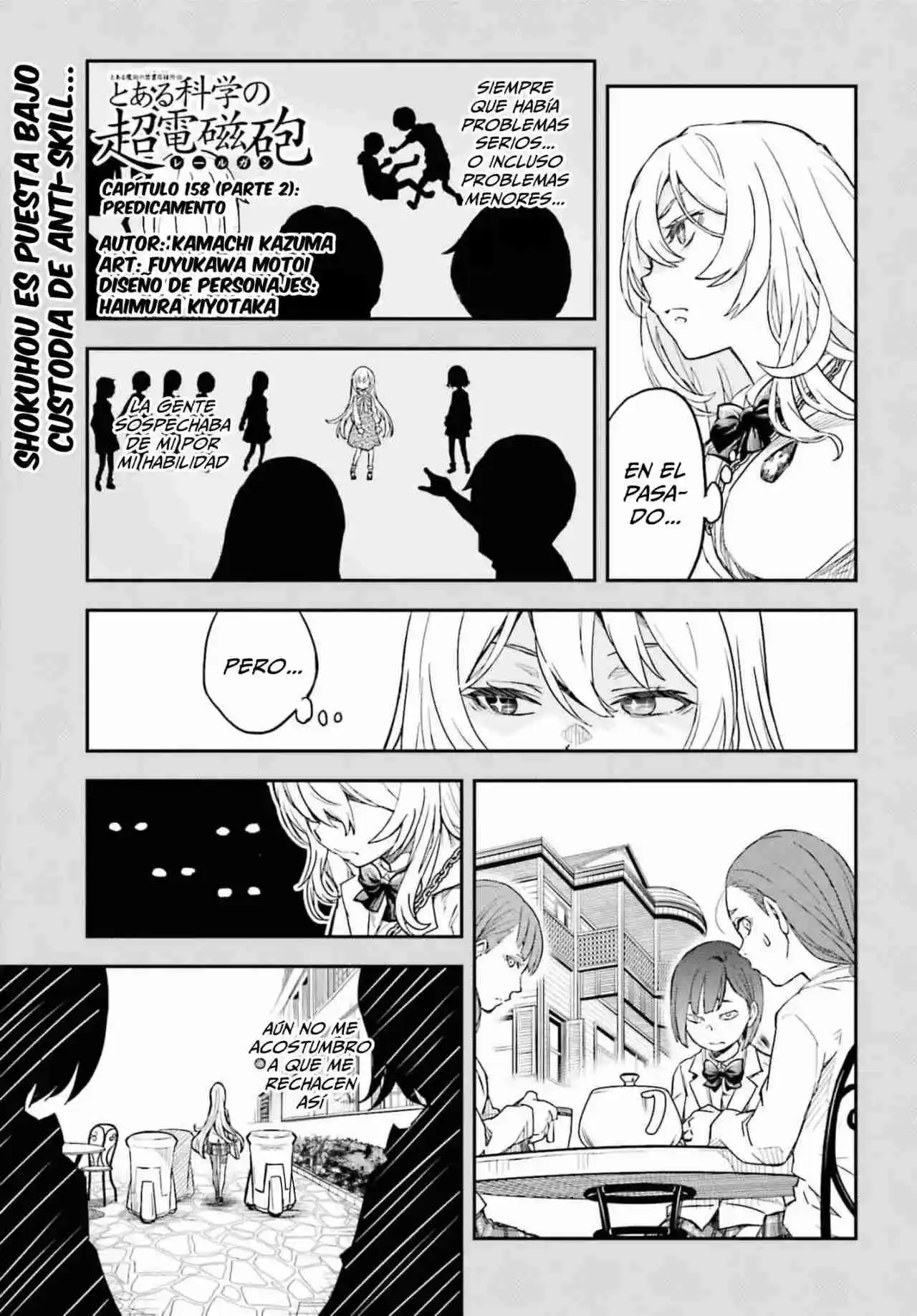 Toaru Kagaku No Railgun capítulo 158.2 página 2