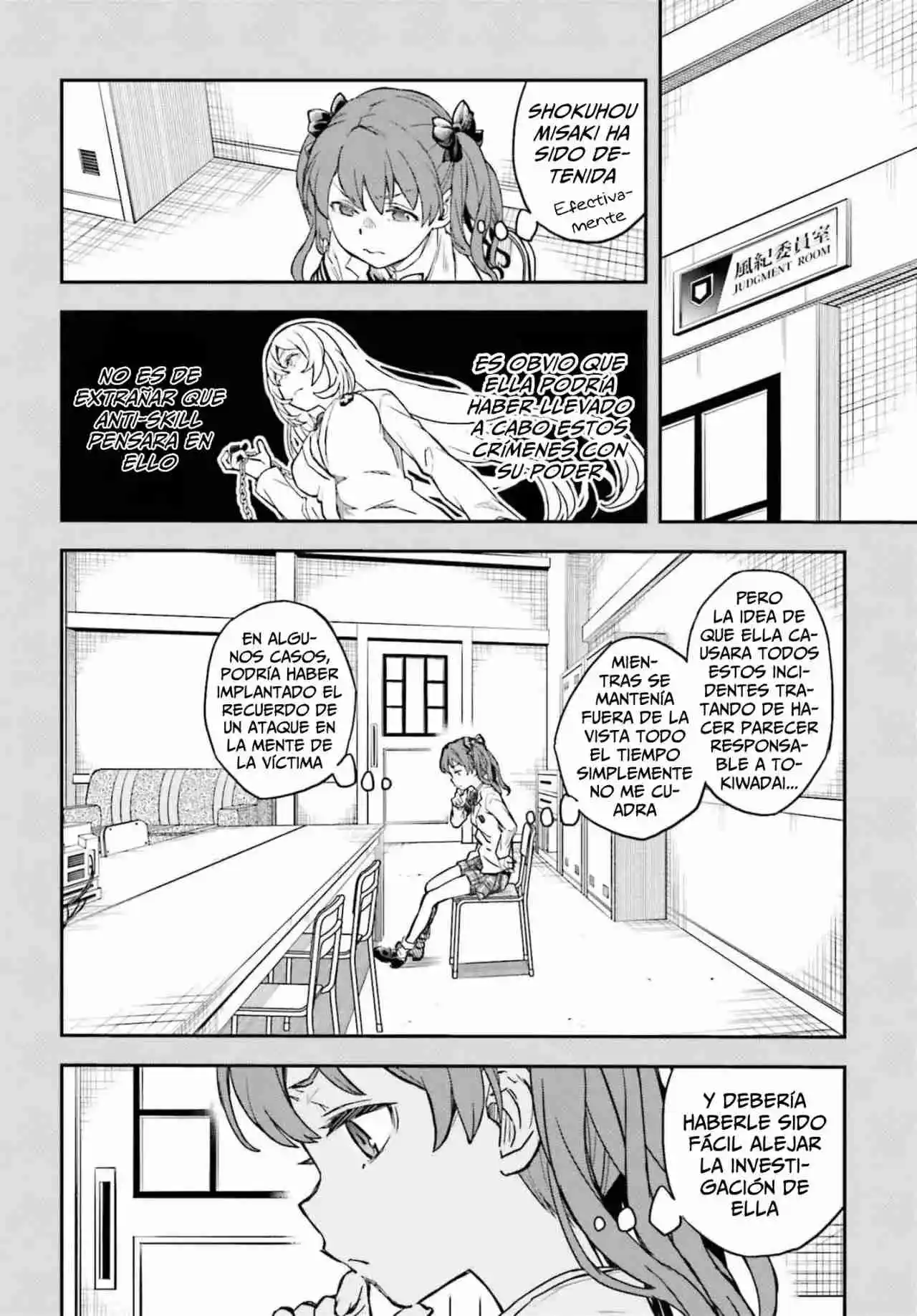 Toaru Kagaku No Railgun capítulo 158.2 página 3