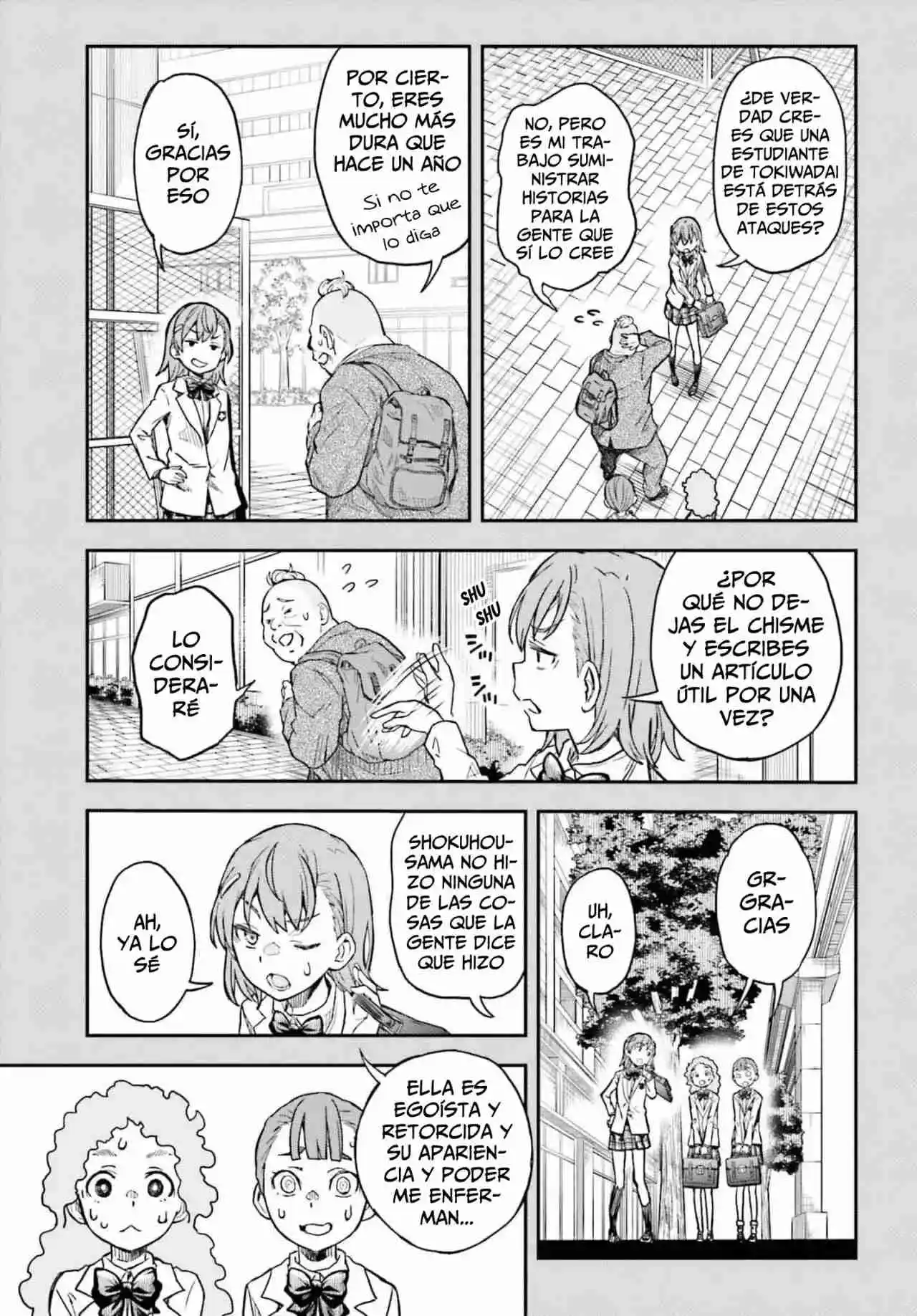 Toaru Kagaku No Railgun capítulo 158.2 página 8