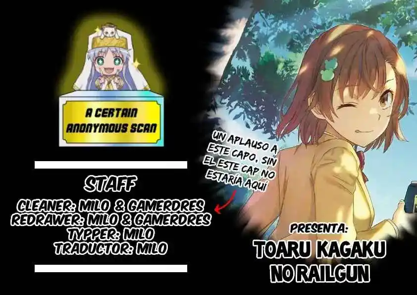 Toaru Kagaku No Railgun capítulo 164.2 página 1