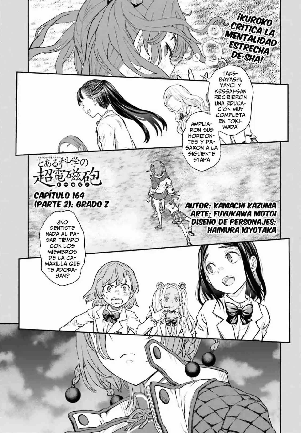 Toaru Kagaku No Railgun capítulo 164.2 página 2