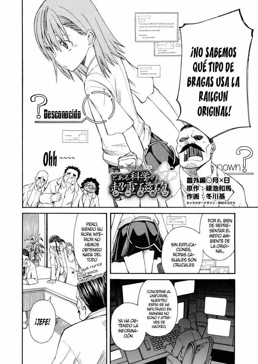 Toaru Kagaku No Railgun capítulo 23.5 página 3