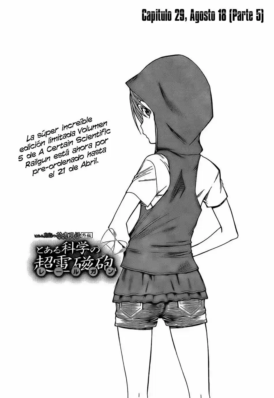 Toaru Kagaku No Railgun - Capítulo 29 - Página 5 - LectorTMOo