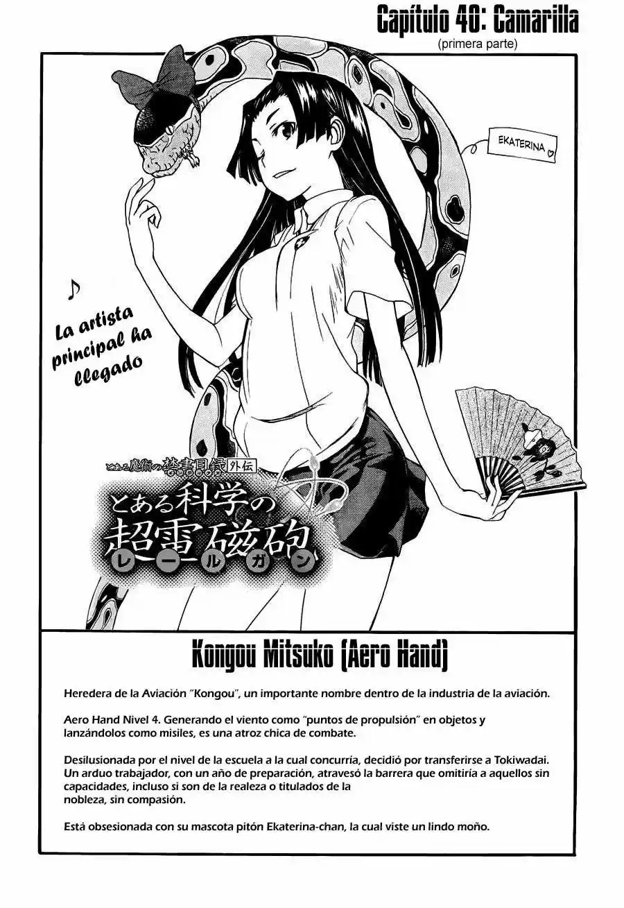 Toaru Kagaku No Railgun - Capítulo 40 - Página 5 - LectorTMOo