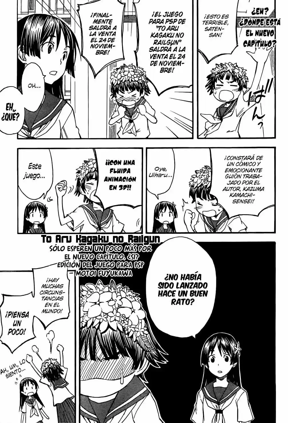 Toaru Kagaku No Railgun capítulo 42.5 página 2