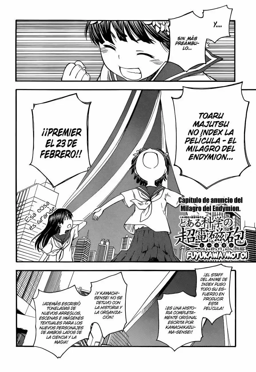 Toaru Kagaku No Railgun capítulo 56.5 página 4