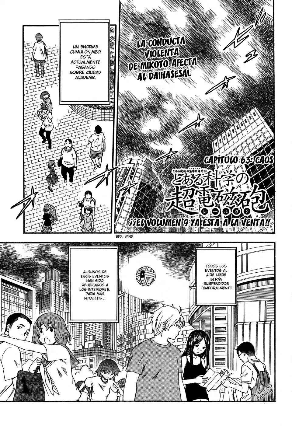 Toaru Kagaku No Railgun capítulo 63 página 2