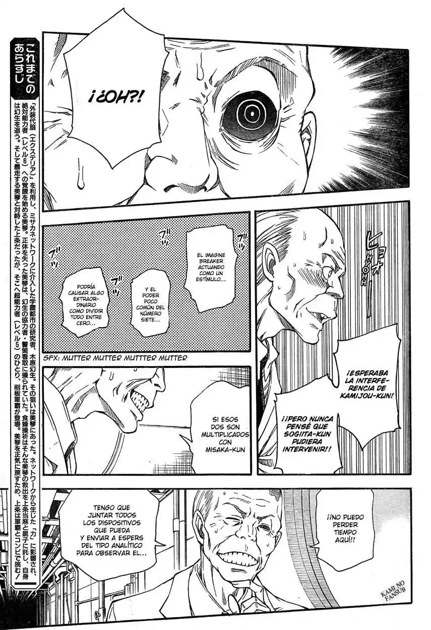 Toaru Kagaku No Railgun - Capítulo 65 - Página 4 - LectorTMOo