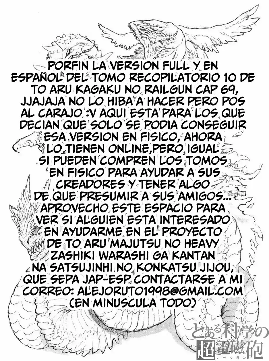 Toaru Kagaku No Railgun capítulo 69.50 página 31