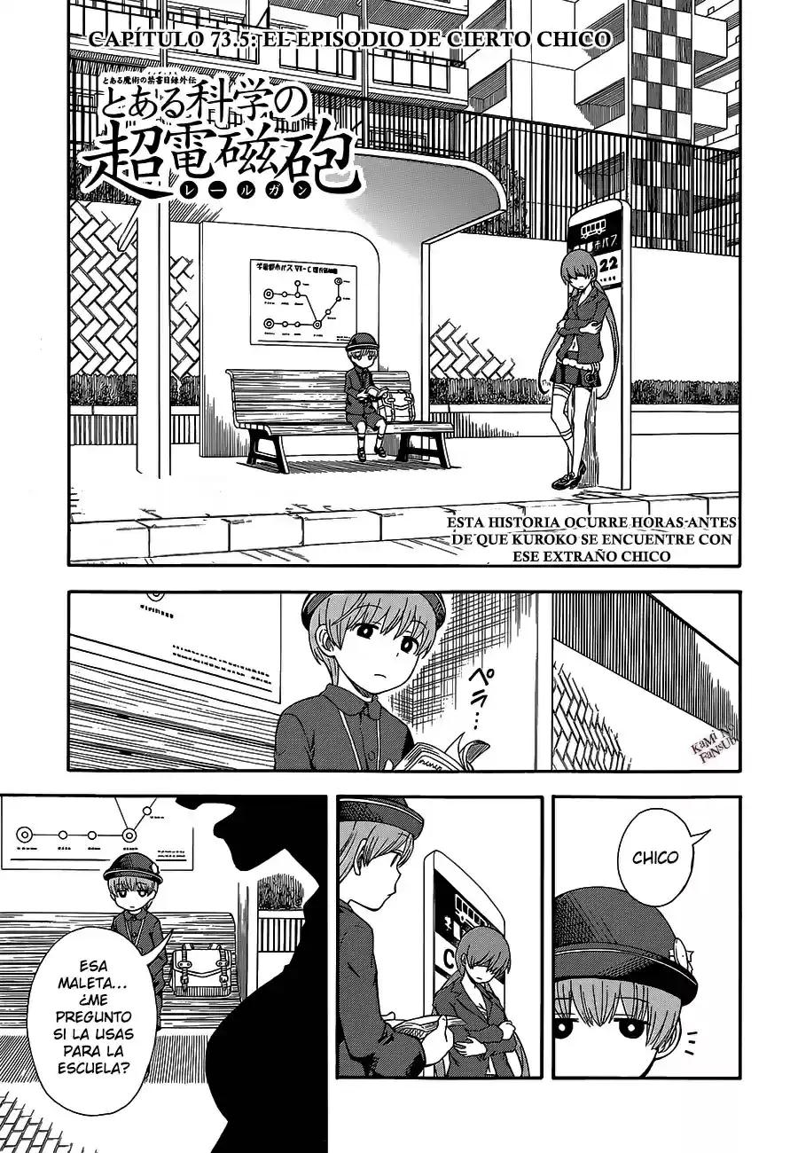 Toaru Kagaku No Railgun capítulo 73.50 página 2