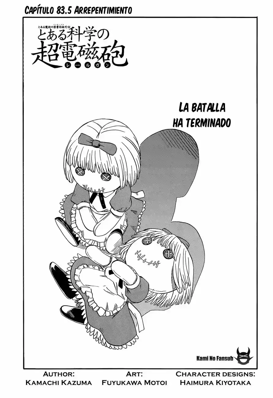 Toaru Kagaku No Railgun capítulo 83.50 página 2