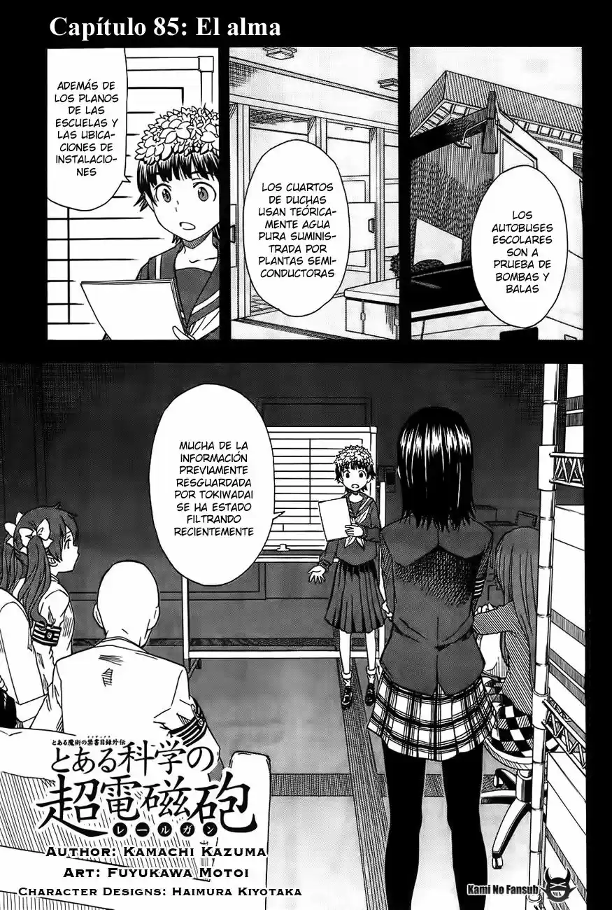 Toaru Kagaku No Railgun capítulo 85 página 2