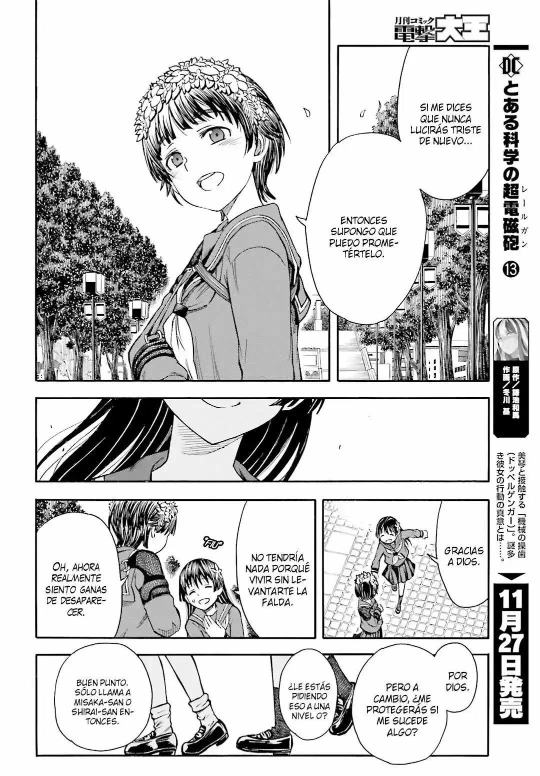 Toaru Kagaku No Railgun capítulo 97.5 página 16