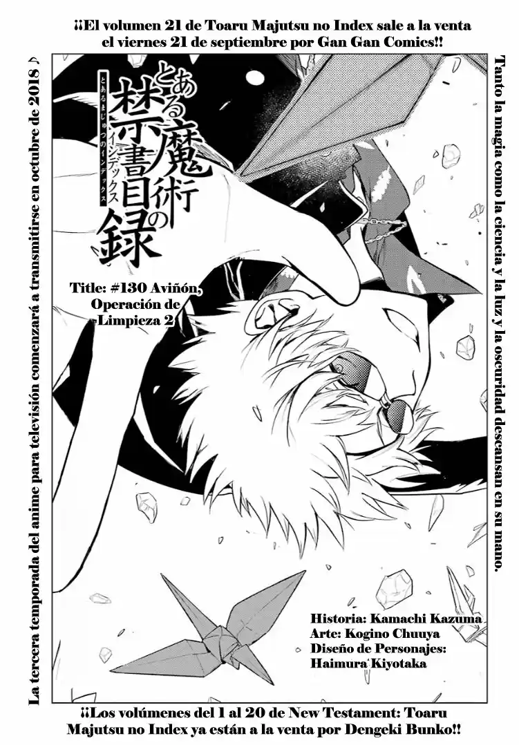 Toaru Majutsu No Index - Capítulo 130 - Página 1 - LectorTMOo