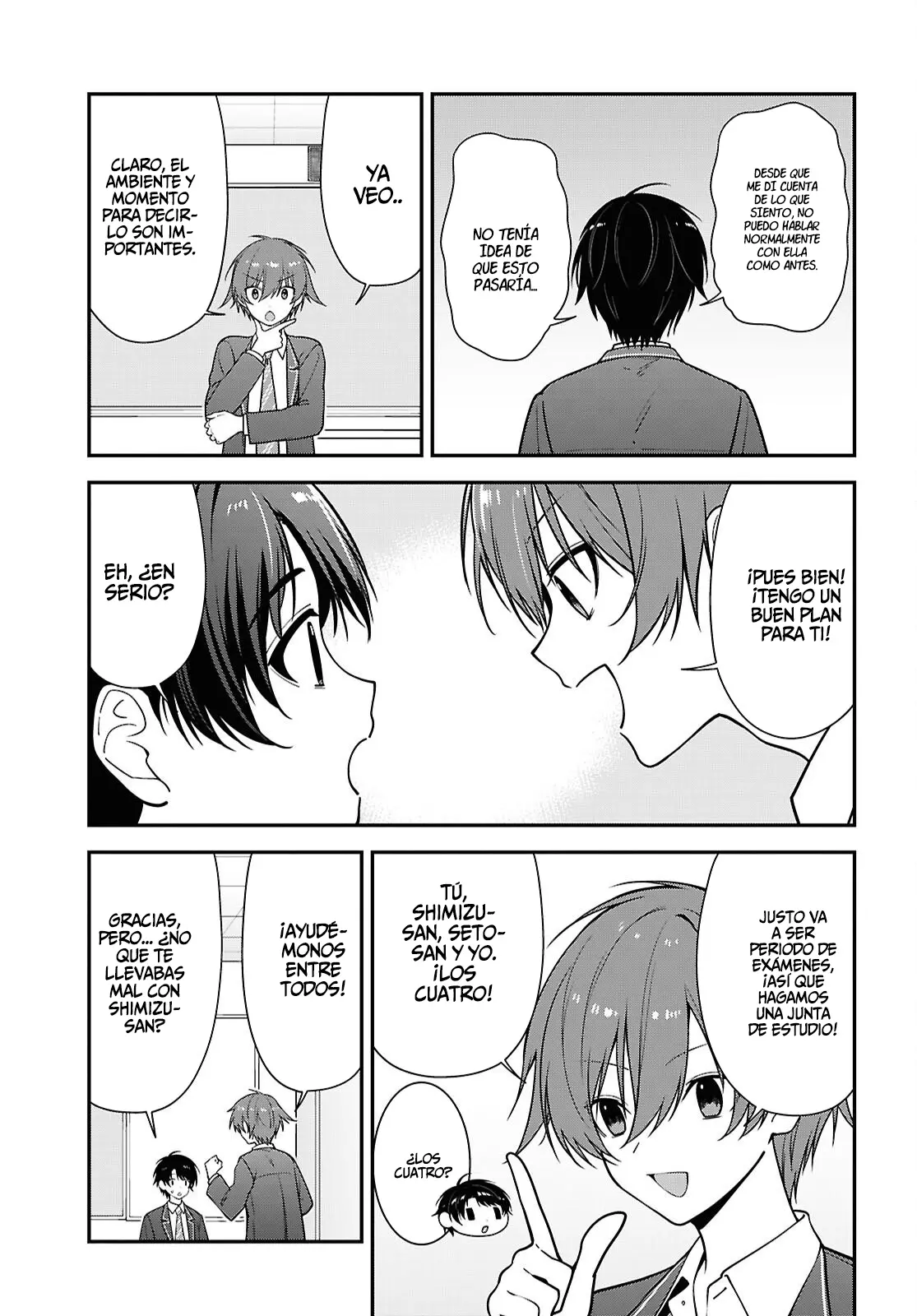 Tonari No Seki No Yankee Shimizu-san Ga Kami Wo Kuroku Somete Kita - Capítulo 19 - Página 6 - LectorTMOo