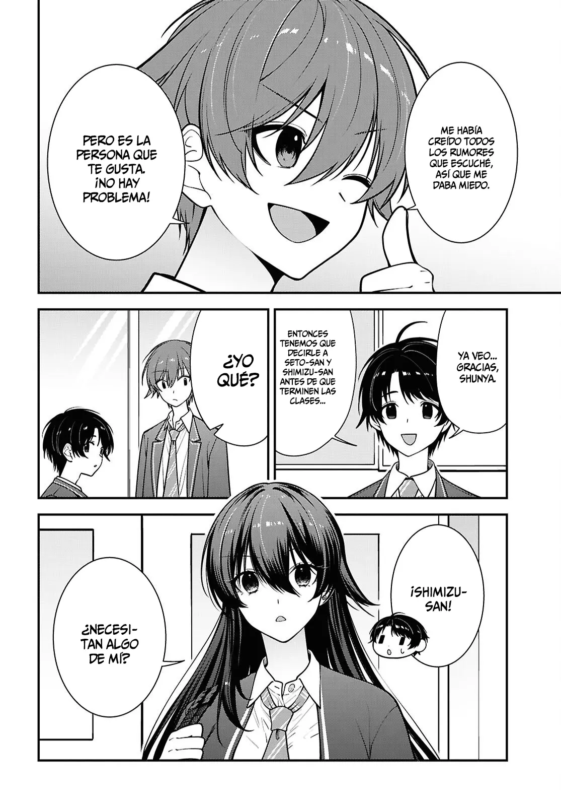 Tonari No Seki No Yankee Shimizu-san Ga Kami Wo Kuroku Somete Kita - Capítulo 19 - Página 7 - LectorTMOo