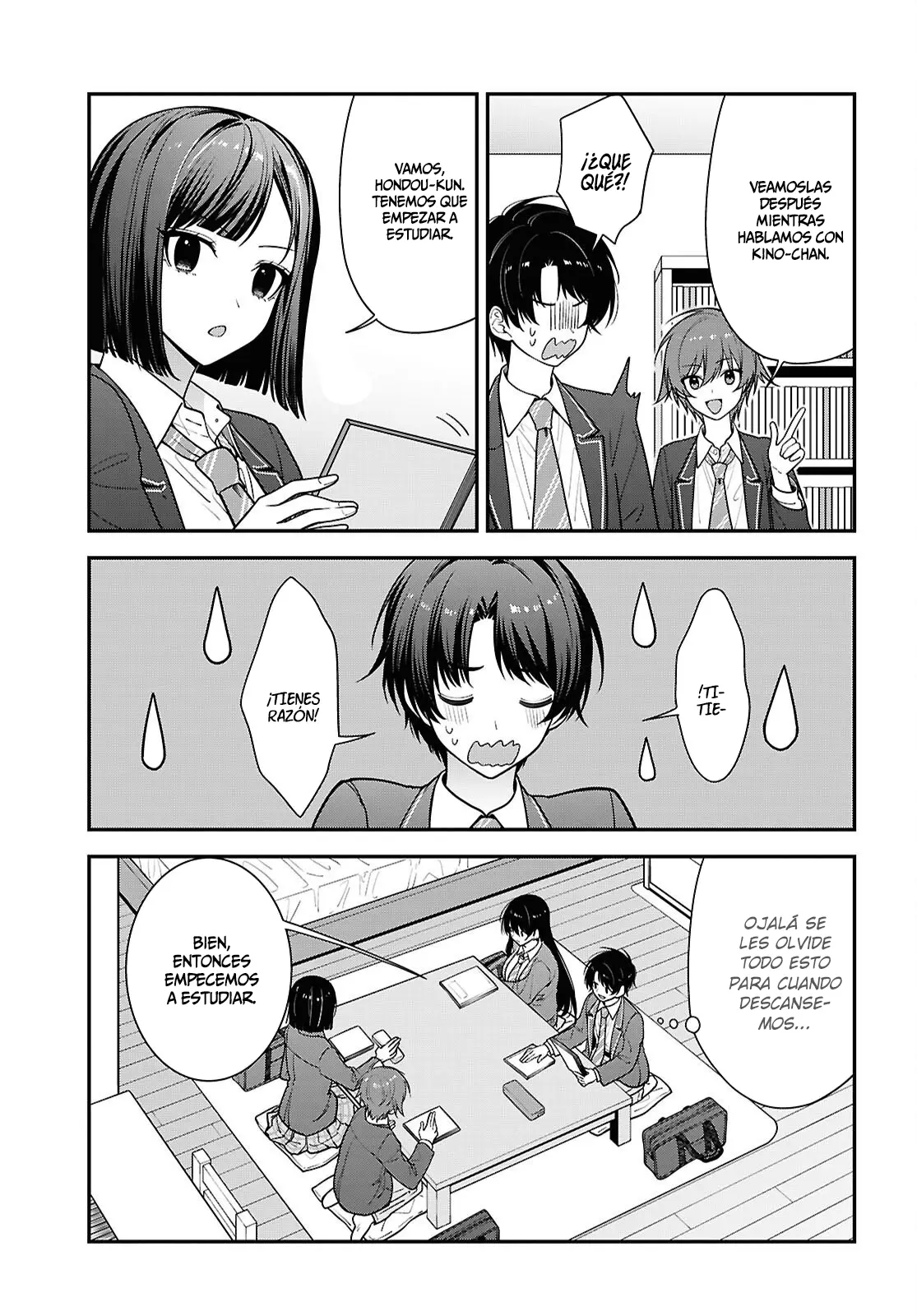 Tonari No Seki No Yankee Shimizu-san Ga Kami Wo Kuroku Somete Kita - Capítulo 19 - Página 14 - LectorTMOo