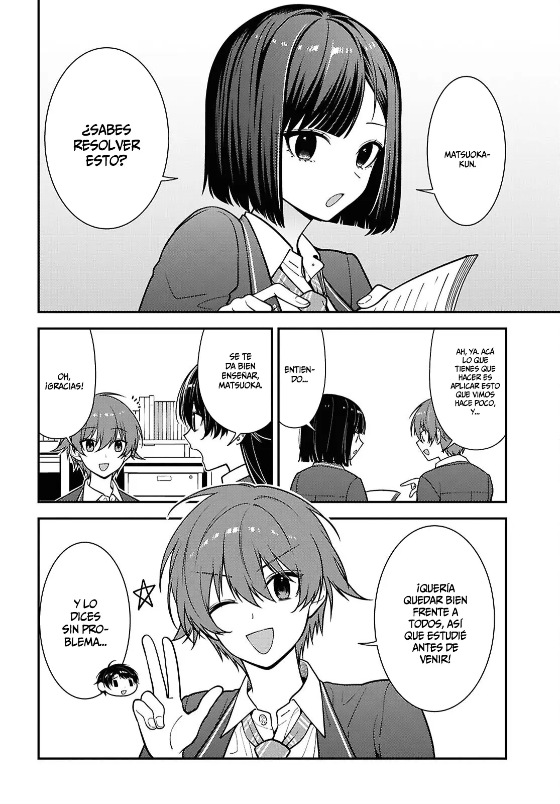Tonari No Seki No Yankee Shimizu-san Ga Kami Wo Kuroku Somete Kita - Capítulo 19 - Página 15 - LectorTMOo