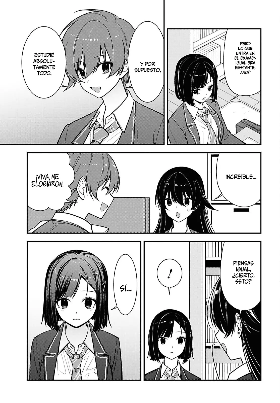 Tonari No Seki No Yankee Shimizu-san Ga Kami Wo Kuroku Somete Kita - Capítulo 19 - Página 16 - LectorTMOo