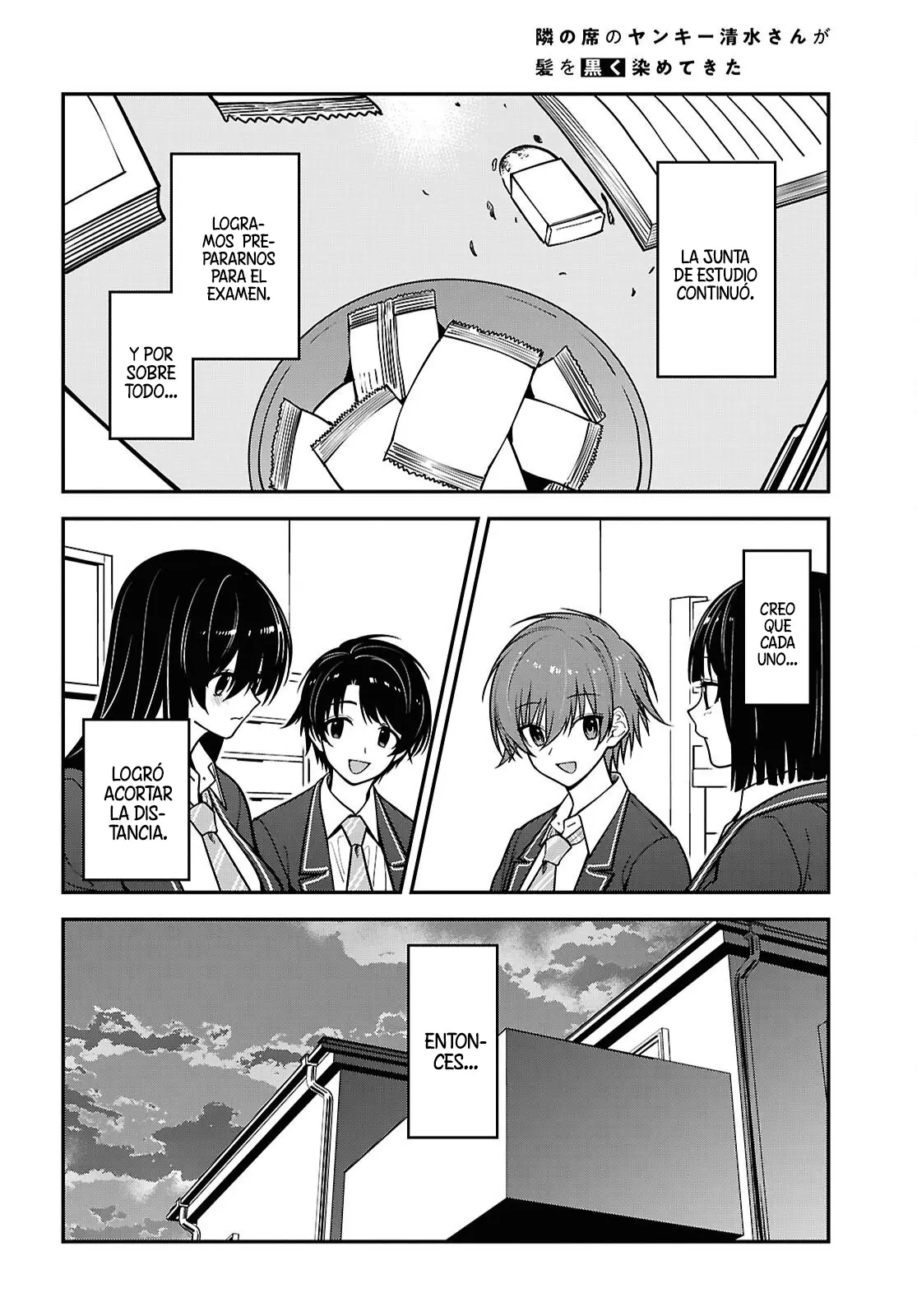 Tonari No Seki No Yankee Shimizu-san Ga Kami Wo Kuroku Somete Kita - Capítulo 19 - Página 25 - LectorTMOo