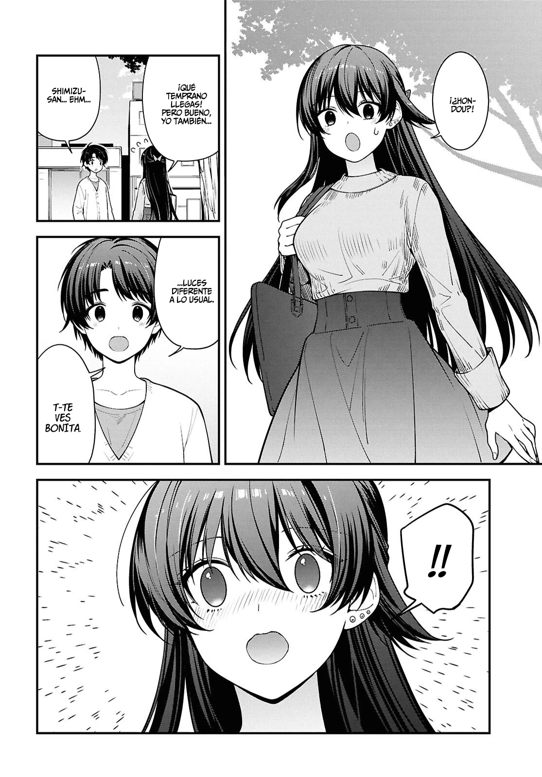 Tonari No Seki No Yankee Shimizu-san Ga Kami Wo Kuroku Somete Kita - Capítulo 20 - Página 10 - LectorTMOo