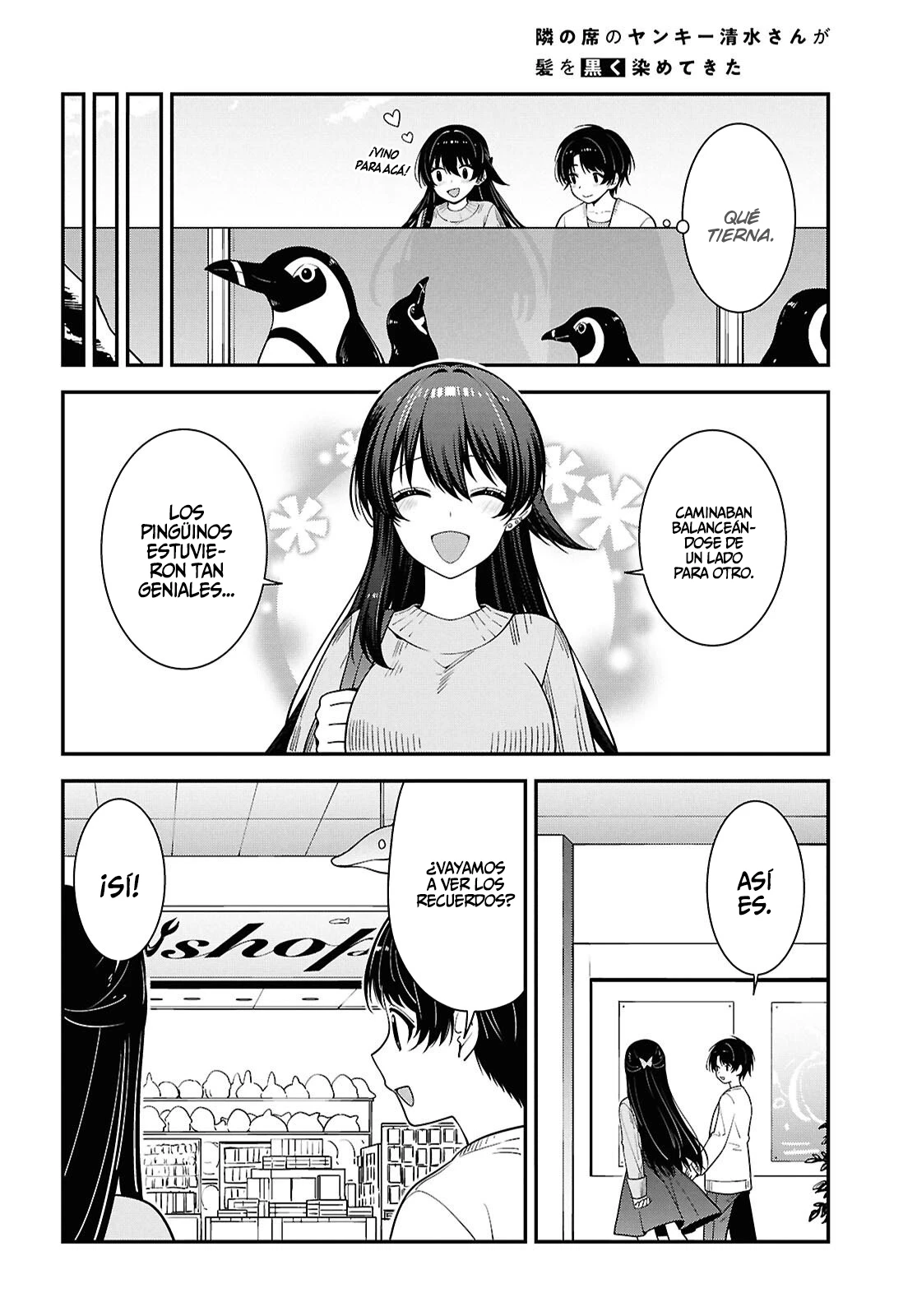 Tonari No Seki No Yankee Shimizu-san Ga Kami Wo Kuroku Somete Kita - Capítulo 20 - Página 21 - LectorTMOo