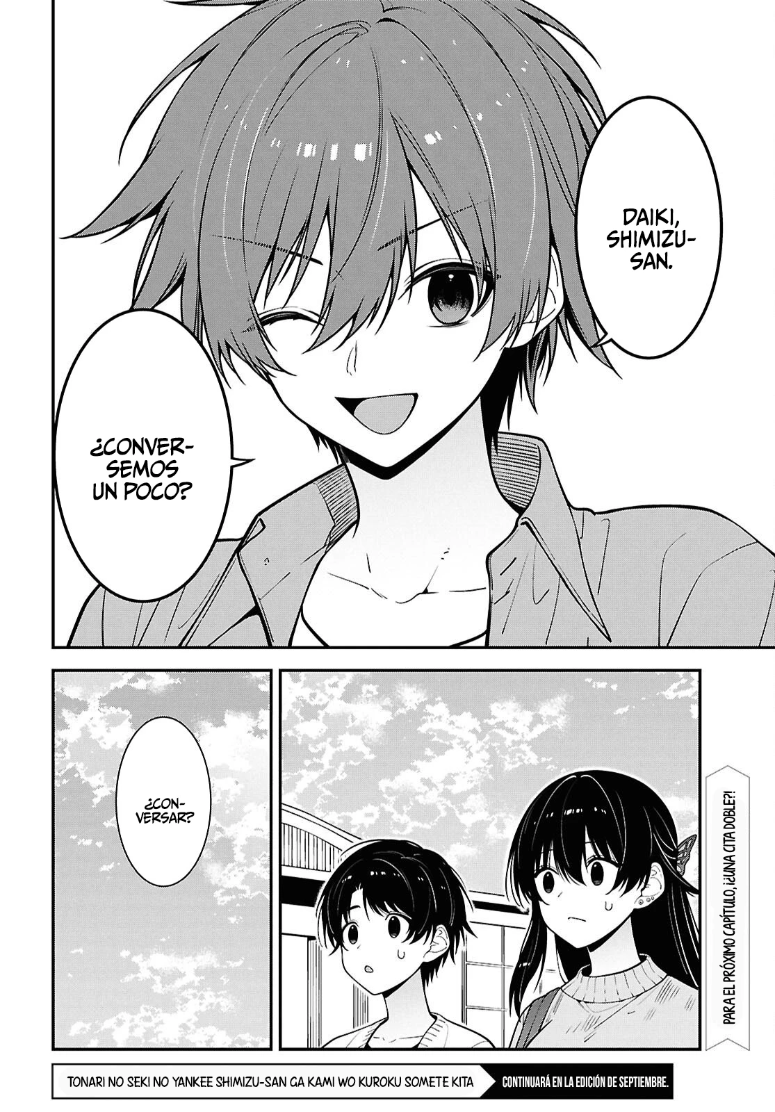 Tonari No Seki No Yankee Shimizu-san Ga Kami Wo Kuroku Somete Kita - Capítulo 20 - Página 33 - LectorTMOo