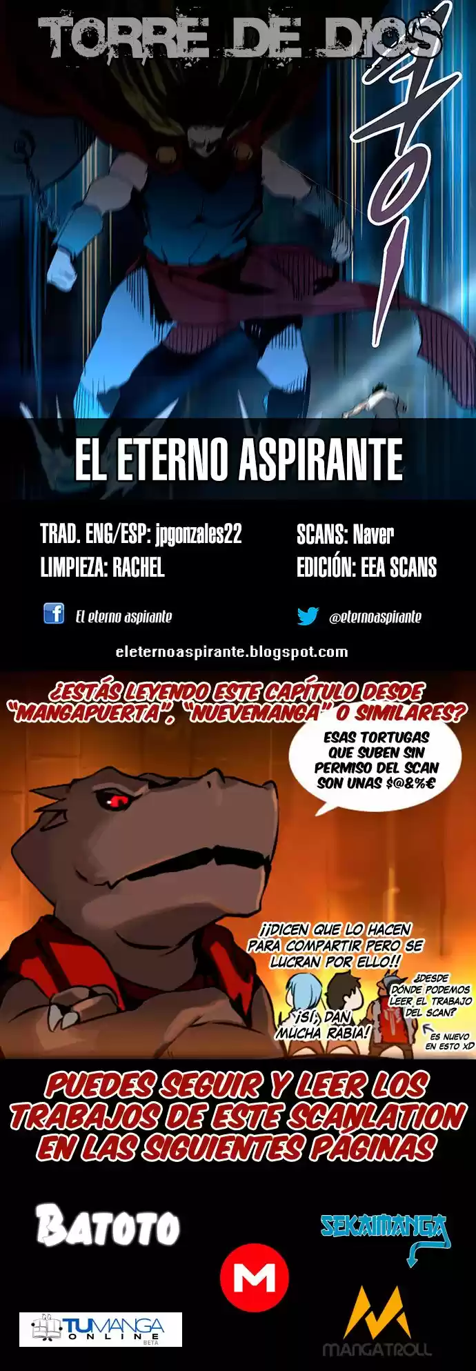 Torre De Dios - Capítulo 280 - Página 1 - LectorTMOo
