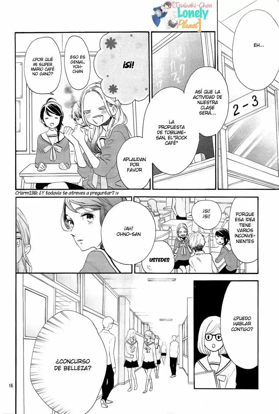 Tsubaki Chou Lonely Planet - Capítulo 36 - Página 18 - LectorTMOo
