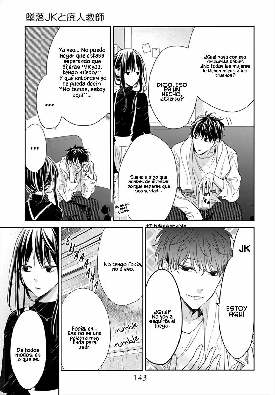 Tsuiraku JK To Haijin Kyoushi - Capítulo 26 - Página 8 - LectorTMOo