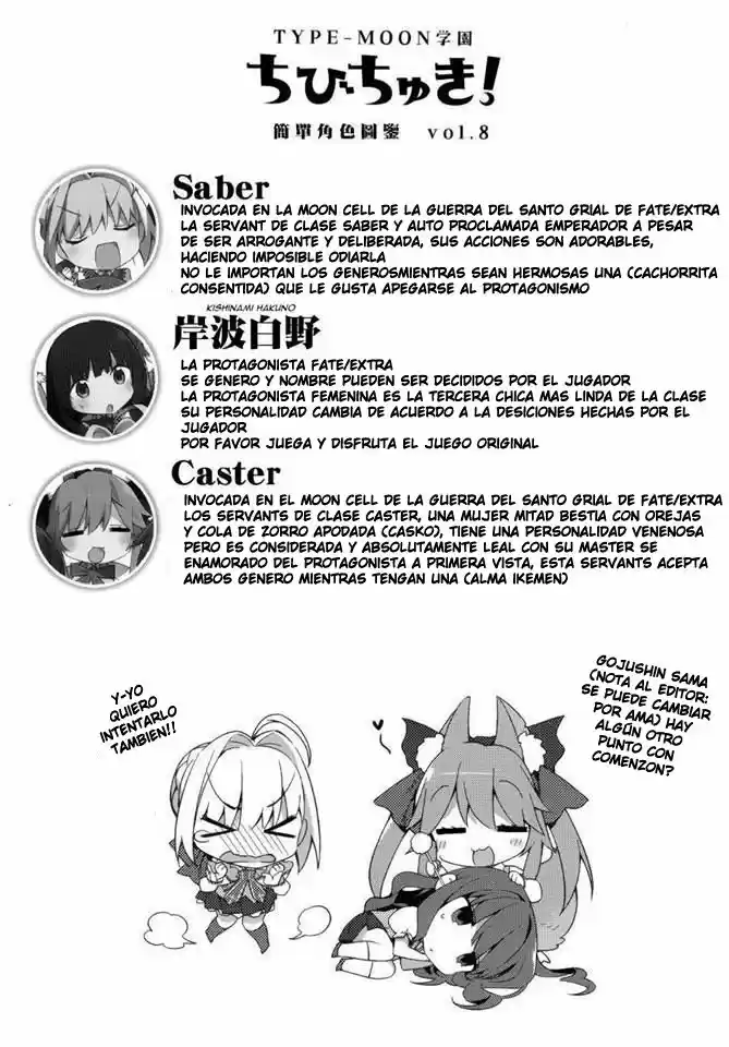 Type-Moon Gakuen - Chibi Chuki! - Capítulo 7 - Página 18 - LectorTMOo