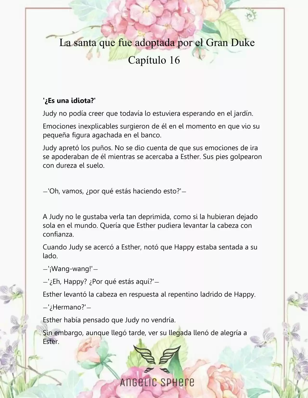 Una Santa Adoptada Por El Gran Duque (Novela) - Capítulo 16 - Página 5 - LectorTMOo