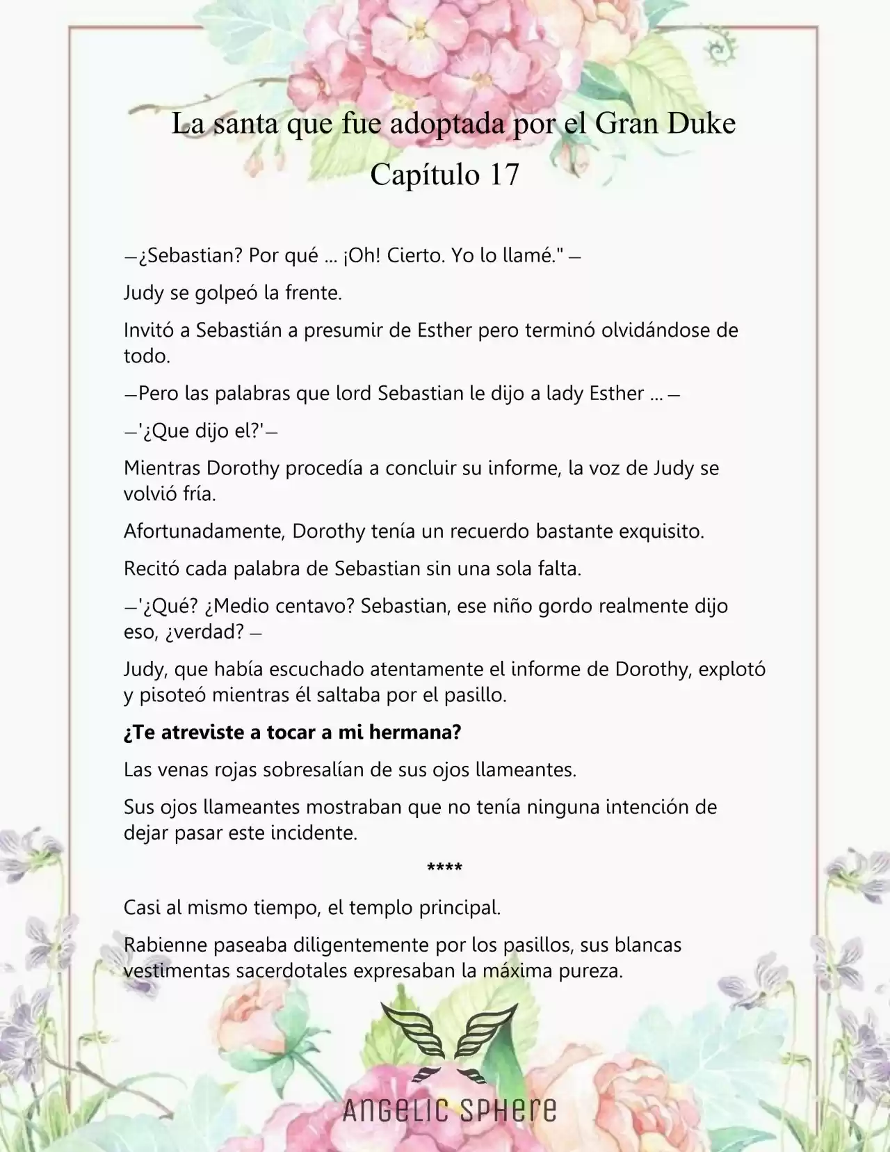 Una Santa Adoptada Por El Gran Duque (Novela) - Capítulo 17 - Página 5 - LectorTMOo
