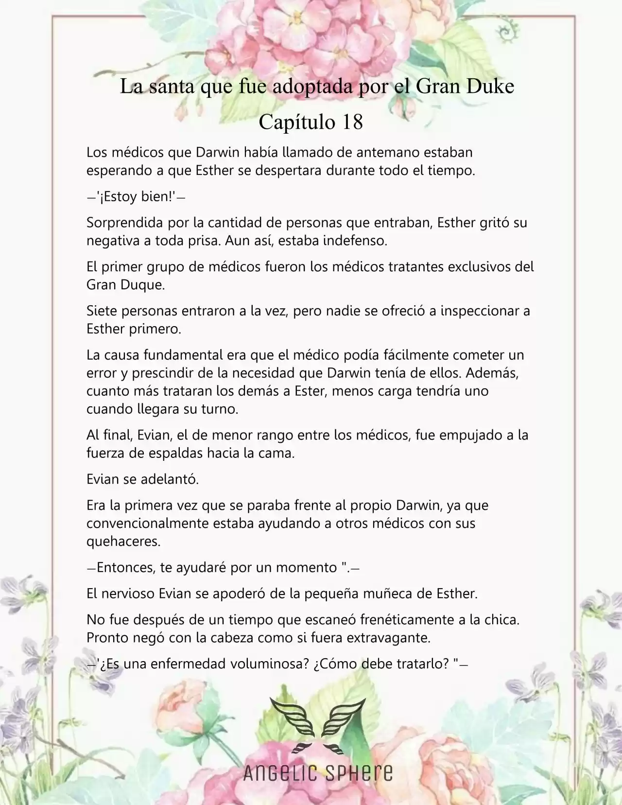Una Santa Adoptada Por El Gran Duque (Novela) - Capítulo 18 - Página 5 - LectorTMOo