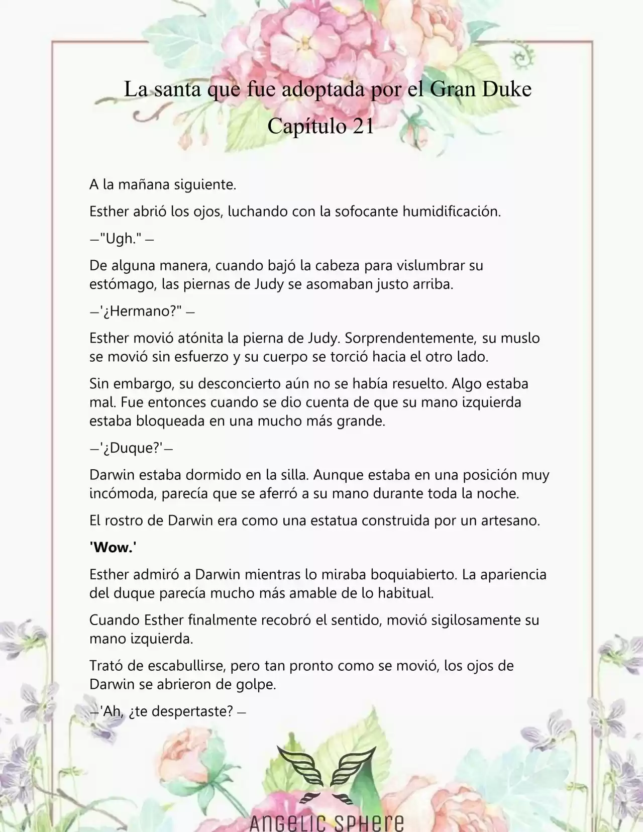 Una Santa Adoptada Por El Gran Duque (Novela) - Capítulo 21 - Página 5 - LectorTMOo