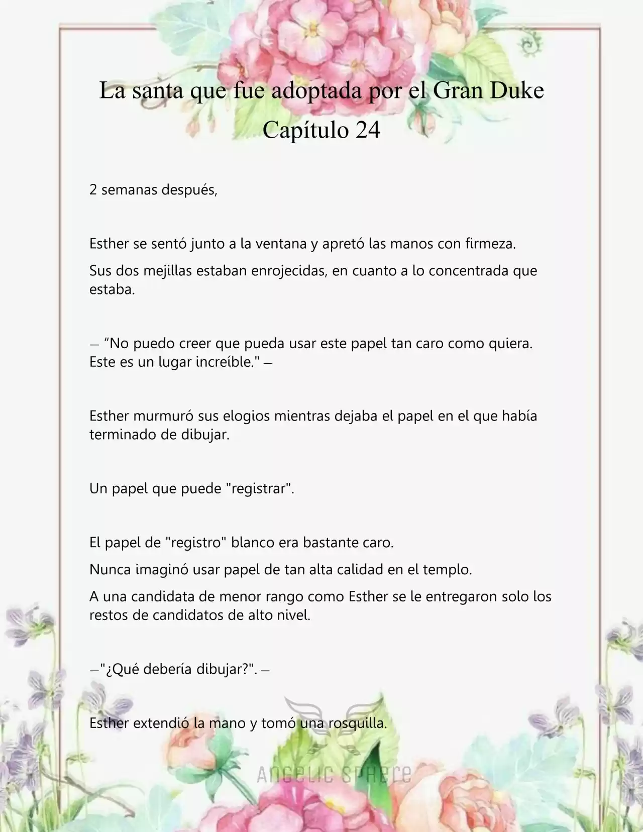 Una Santa Adoptada Por El Gran Duque (Novela) - Capítulo 24 - Página 11 - LectorTMOo